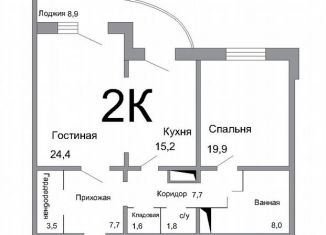 Продажа двухкомнатной квартиры, 97.8 м2, Кисловодск, проспект Победы, 43А