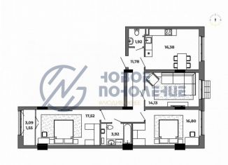 Продаю трехкомнатную квартиру, 84 м2, Омск, Центральный округ