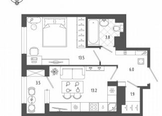 Продается 1-комнатная квартира, 40.2 м2, Санкт-Петербург, Измайловский бульвар, 9, Адмиралтейский район