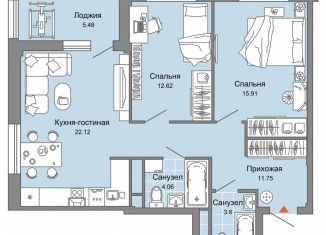 3-ком. квартира на продажу, 73 м2, Киров, улица Дмитрия Козулева, 1