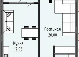 Квартира на продажу со свободной планировкой, 59.2 м2, Чечня, проспект В.В. Путина, 1Б