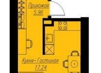 Продаю квартиру студию, 29.8 м2, Красноярск, Кировский район, Семафорная улица, 441А