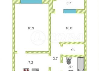 Продаю 2-комнатную квартиру, 43.3 м2, Тюмень, Широтная улица, 192к1, Восточный округ