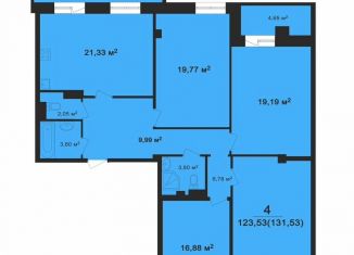 Продам 4-комнатную квартиру, 128.6 м2, Владимир, Славная улица, 4