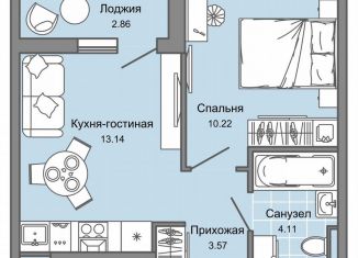 Продаю 2-комнатную квартиру, 32 м2, Ульяновск, жилой комплекс Светлые кварталы, 2