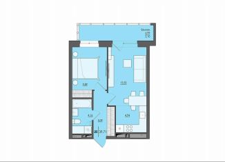 2-ком. квартира на продажу, 39.7 м2, Пермь, улица Сергея Есенина, 9Ак2, ЖК Ясно Дом на Есенина 9А