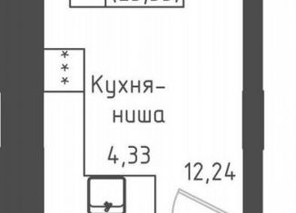 Продаю квартиру студию, 25.5 м2, Московская область, 2-й Восточный проезд