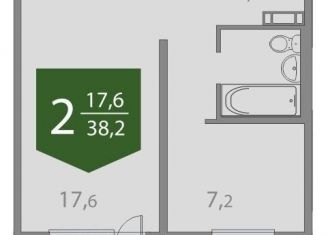 Продаю 2-комнатную квартиру, 38.3 м2, Томская область, улица Юрия Ковалёва