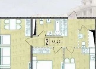 2-ком. квартира на продажу, 66.5 м2, Чечня, проспект В.В. Путина, 2