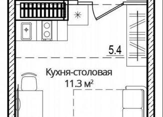 Продается квартира студия, 27.3 м2, Псковская область, улица Дмитрия Яковлева, 6