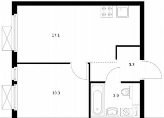 Продается 1-комнатная квартира, 35.2 м2, Москва, район Очаково-Матвеевское