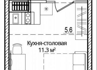 Продажа квартиры студии, 27.5 м2, Псковская область, улица Дмитрия Яковлева, 6