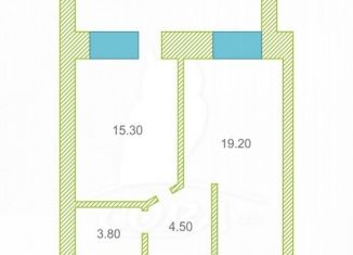 Продам 1-ком. квартиру, 42.6 м2, Тюмень, улица Малиновского, 6Ак2, Ленинский округ