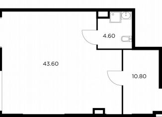 Помещение свободного назначения на продажу, 54.1 м2, Мытищи, жилой комплекс Белый Grad, к11.3