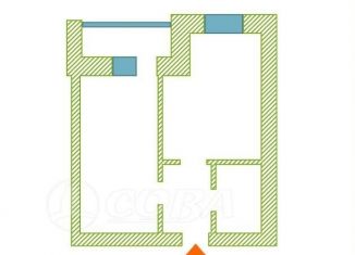 Продается однокомнатная квартира, 43.8 м2, Тюмень, улица Тимофея Кармацкого, 7, ЖК Ария