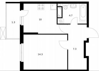 Продам 1-комнатную квартиру, 37.6 м2, Москва, Муравская улица, 44к2, ЖК Митинский Лес