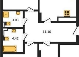 Продается 3-комнатная квартира, 82.9 м2, Калининградская область, улица Ломоносова, 52