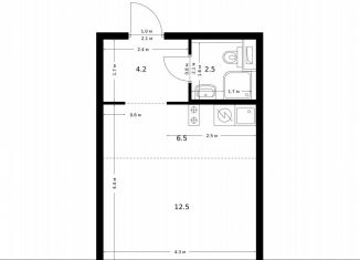 Продаю квартиру студию, 25.7 м2, Москва, жилой комплекс Большая Академическая 85, к3.2