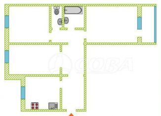 Продаю 3-ком. квартиру, 65 м2, Тюменская область, Камчатская улица, 2