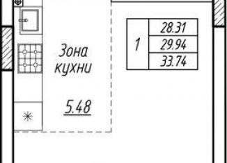 Продажа квартиры студии, 29.9 м2, Калининградская область