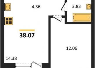 Продажа 1-комнатной квартиры, 38.1 м2, Калининградская область