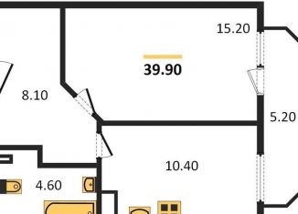 Продажа 1-ком. квартиры, 39.9 м2, Калининград, Тихорецкий проезд, 5