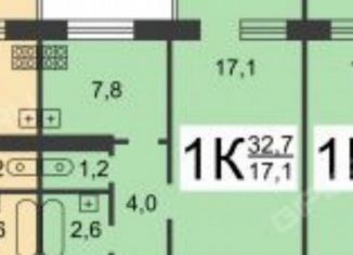 Продажа однокомнатной квартиры, 35 м2, Нижегородская область, Мончегорская улица, 19к3