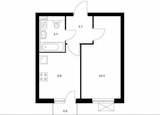 Продажа однокомнатной квартиры, 32.1 м2, Котельники, ЖК Белая Дача Парк, микрорайон Парковый, 2