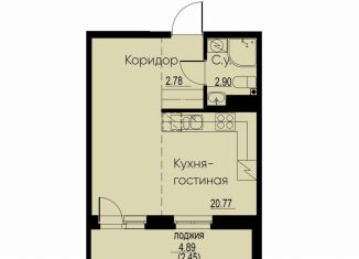 Продажа квартиры студии, 28.9 м2, Мурино, Романовская улица, 2