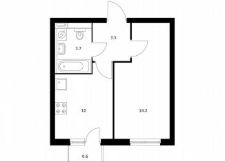 Продажа 1-ком. квартиры, 32 м2, Котельники, ЖК Белая Дача Парк, микрорайон Парковый, 2