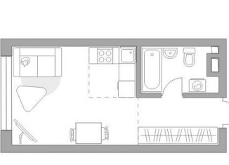 Продаю квартиру студию, 26 м2, Москва, метро Селигерская