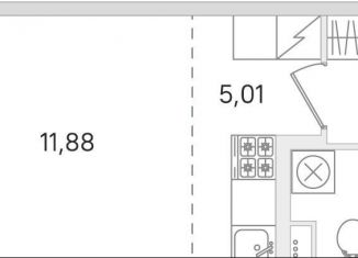 Продаю квартиру студию, 26.2 м2, Ленинградская область