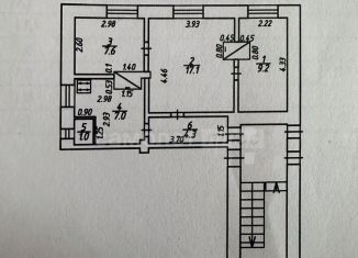 Продам 3-комнатную квартиру, 46.2 м2, посёлок Мирный, посёлок Мирный, 20