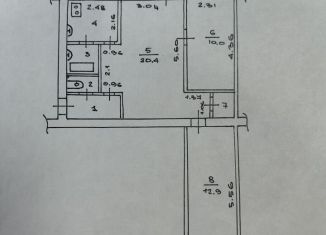 Продам 3-ком. квартиру, 57 м2, Новгородская область, Технический проезд, 3