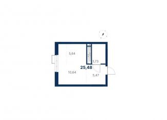 Продается квартира студия, 25.5 м2, Екатеринбург, Чкаловский район