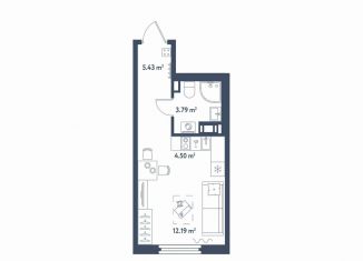 Продаю квартиру студию, 25.9 м2, Санкт-Петербург, метро Фрунзенская