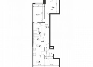 Продаю 2-комнатную квартиру, 89.4 м2, Москва, улица Вильгельма Пика, 1