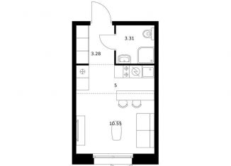 Продается квартира студия, 22.1 м2, Хабаровск