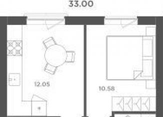 Продаю 1-ком. квартиру, 33 м2, Калининградская область, Осенняя улица, 2к2