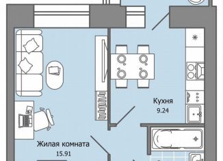 Продажа 1-комнатной квартиры, 35 м2, село Первомайский