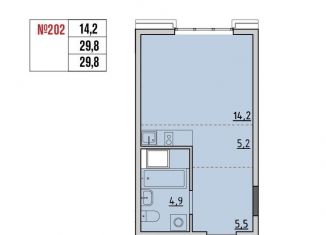 Продам 1-комнатную квартиру, 29.8 м2, Иркутская область, квартал Стрижи, 16