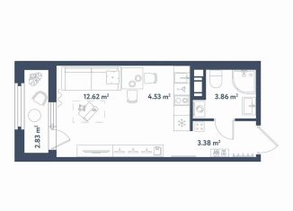 Продается квартира студия, 25.8 м2, Санкт-Петербург, метро Фрунзенская