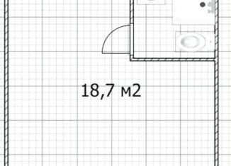 Продается квартира студия, 18.7 м2, Москва, 2-я Вольская улица, 20, район Некрасовка