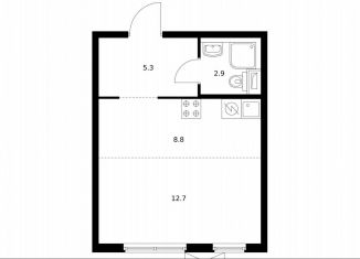 Продам квартиру студию, 29.7 м2, Москва, Алтуфьевский район