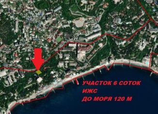 Продам участок, 6 сот., посёлок городского типа Кореиз, Кореизское шоссе