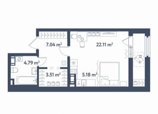 Продам квартиру студию, 38.8 м2, Санкт-Петербург, метро Электросила